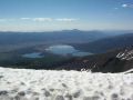 Looking over the snowfield toward twin lakes.jpg